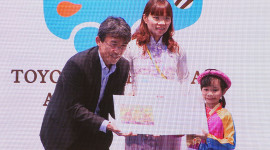 Việt Nam giành giải vàng tại cuộc thi vẽ tranh quốc tế Toyota