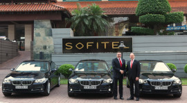 Euro Auto bàn giao 3 xe BMW 520i cho Sofitel Plaza Hà Nội
