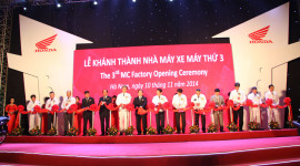 Honda khánh thành nhà máy "120 triệu đô" tại Việt Nam