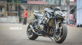 Chiêm ngưỡng Kawasaki Z1000 vàng đen tuyệt đẹp