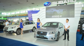 Subaru mang bộ đ&ocirc;i Legacy v&agrave; Outback 2015 ra H&agrave; Nội