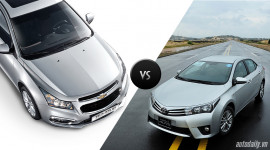 Chevrolet Cruze 2015 v&agrave; Toyota Corolla Altis 2014: Cuộc so t&agrave;i của Mỹ - Nhật