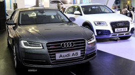 45 xe Audi đến tay khách hàng dịp triển lãm