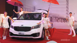 Kia Grand Sedona ra mắt tại Hà Nội, giá từ 1,180 tỷ đồng