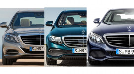 So sánh trực quan Mercedes C-Class, E-Class và S-Class