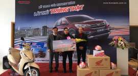 Honda Việt Nam công bố kết quả chương trình "Lái thử trúng thật"