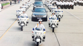 Bí mật đội cảnh sát Việt lái môtô siêu khủng bảo vệ yếu nhân