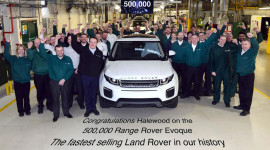 Range Rover Evoque thứ 500.000 xuất xưởng