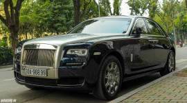 &quot;Chạm mặt&quot; Rolls-Royce Ghost Series II ch&iacute;nh h&atilde;ng tr&ecirc;n phố H&agrave; Nội