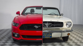 Sự khác biệt của Ford Mustang đời 1965 và 2015