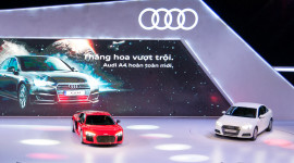Trải nghiệm nhanh bộ đôi Audi A4 mới và R8 Coupe tại Hà Nội