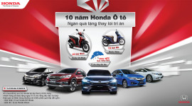10 năm chiếc ô tô Honda đầu tiên ra mắt tại Việt Nam