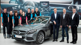 Mercedes-Benz C-Class mui trần chính thức đi vào sản xuất