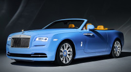 Rolls-Royce trình làng phiên bản mui trần Dawn màu xanh tuyệt đẹp