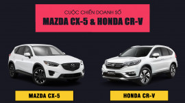 [Infographic] So sánh doanh số Mazda CX-5 và Honda CR-V