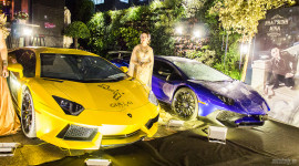 Dàn Lamborghini tụ họp mừng kỷ niệm ngày cưới của đại gia Minh "Nhựa"