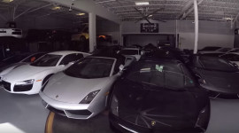 38 siêu xe Lamborghini "chen chúc" tránh bão Matthew