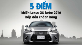 [Infographic] 5 điểm khiến Lexus GS Turbo 2016 hấp dẫn kh&aacute;ch h&agrave;ng