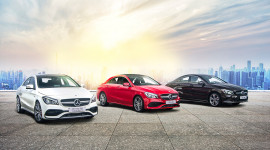 Bộ 3 Mercedes-Benz CLA bản n&acirc;ng cấp ra mắt thị trường Việt