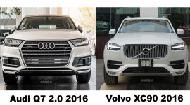 SUV 7 chỗ hạng sang gi&aacute; hơn 3 tỷ: Chọn Audi Q7 hay Volvo XC90?