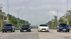 D&agrave;n xe Maserati cực chất tr&ecirc;n phố H&agrave; Nội