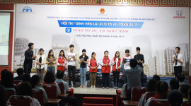 Sinh viên lái xe ôtô an toàn cùng Honda Việt Nam