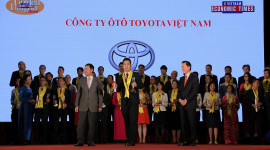 Toyota Việt Nam nhận Giải thưởng Rồng Vàng lần thứ 16