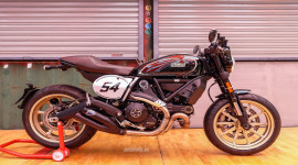 Ảnh chi tiết Ducati Scrambler Cafe Racer đầu ti&ecirc;n tại Việt Nam