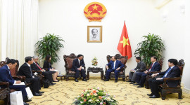 Tổng Gi&aacute;m đốc điều h&agrave;nh cấp cao của Mitsubishi Motors gặp mặt Thủ tướng Việt Nam
