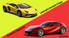 So s&aacute;nh th&ocirc;ng số Lamborghini Aventador S v&agrave; Ferrari 812 SuperFast