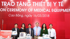 Quỹ Toyota Việt Nam trao tặng thiết bị y tế cho các bệnh viện tại Cao Bằng
