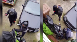 Video: Lũ trộm cay cú vì đánh cắp xe máy không thành công