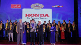 Honda Việt Nam nhận giải thưởng Rồng Vàng năm 2018