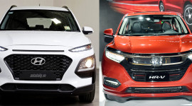 So sánh Hyundai KONA Turbo và Honda HR-V L 2018