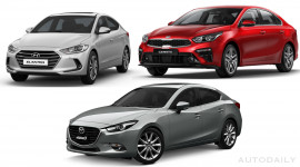 Dưới 700 triệu chọn Kia Cerato, Mazda3 hay Hyundai Elantra?