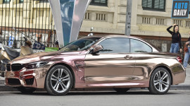 BMW 4-Series màu Rose Gold độc đáo của ca nương Kiều Anh