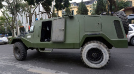 Xe Hummer, Ram bọc thép xuất quân bảo vệ Hội nghị Mỹ - Triều