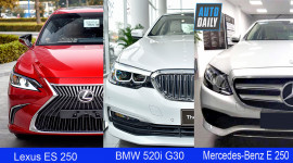 2,5 tỷ, chọn BMW 520i, Mercedes-Benz E250 hay Lexus ES250 2019?