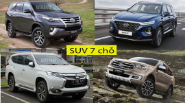 Người Việt chuộng mẫu SUV 7 chỗ nào nhất?