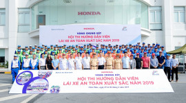 Honda Việt Nam tổ chức Hội thi “Hướng dẫn viên Lái xe an toàn xuất sắc năm 2019”