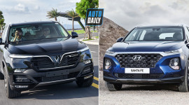 VinFast Lux SA2.0 ĐỐI ĐẦU Hyundai SantaFe 2019: Bạn chọn xe nào?
