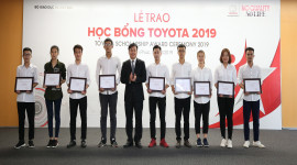 Toyota Việt Nam trao tặng 115 suất học bổng cho sinh viên Việt Nam