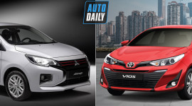 Sedan hạng B, chọn Mitsubishi Attrage 2020 hay Toyota Vios 2020?