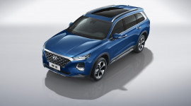 Hyundai Santa Fe facelift bản Trung Quốc lộ diện với m&agrave;n h&igrave;nh &ldquo;si&ecirc;u khủng&rdquo;