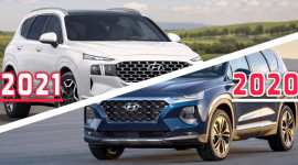 So s&aacute;nh Hyundai Santa Fe 2021 với phi&ecirc;n bản tiền nhiệm