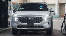 Th&ecirc;m Hyundai Santa Fe 2021 xuất hiện tr&ecirc;n phố H&agrave; Nội, nhập khẩu H&agrave;n Quốc