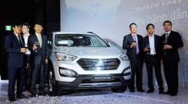 "Hàng nóng" Hyundai Santa Fe 2013 ra mắt thị trường Việt
