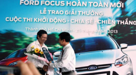 Ford Việt Nam trao giải thưởng xe Focus mới cho khách hàng