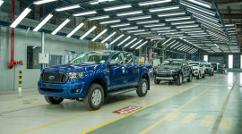Ford Ranger 2021 lắp ráp trong nước xuất xưởng, giá từ 616 triệu đồng