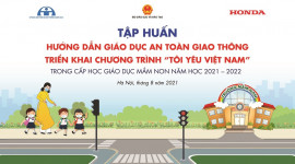 Honda Việt Nam tổ chức tập huấn giáo dục ATGT cấp mầm non